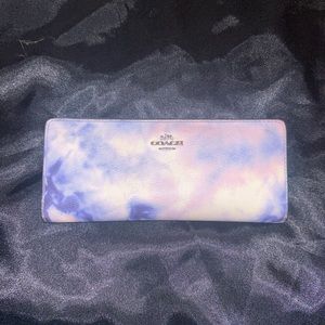 Beautiful Coach Wallet tie-dye